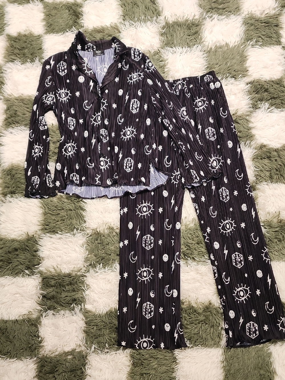 Dressed In Lala Plisse Set